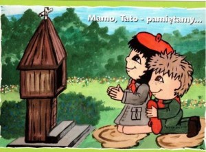 Kartka pocztowa - Mamo, Tato...