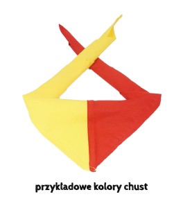 Chusta bawełniana dwukolorowa
