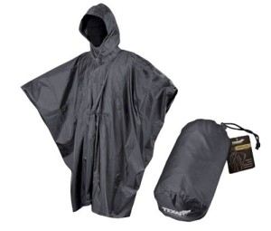 Poncho ripstop TEXAR czarne