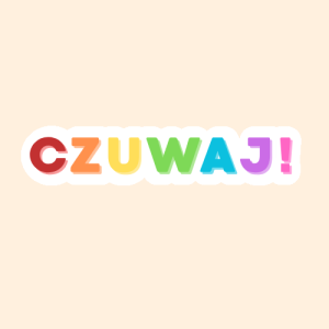 Naklejka CZUWAJ! (2 szt.) 