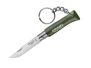 Nóż Opinel No. 04 z brelokiem (różne kolory)
