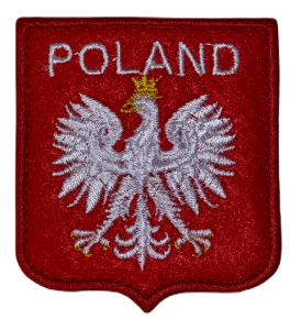 Plakietka godło Polski na rzep