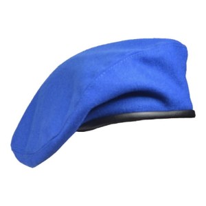 Beret harcerski chabrowy
