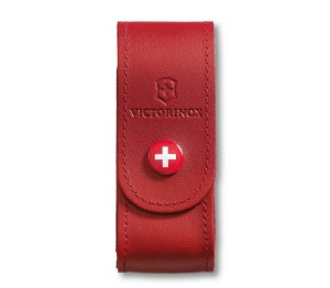 Etui Victorinox skórzane czerwone 4.0520.1