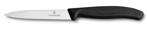 Nóż Victorinox ostrze ząbkowane 10 cm, 6.7733 czarny