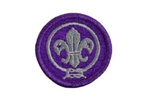 Lilijka WOSM haftowana 
