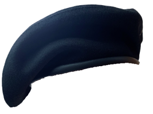 Beret harcerski czarny