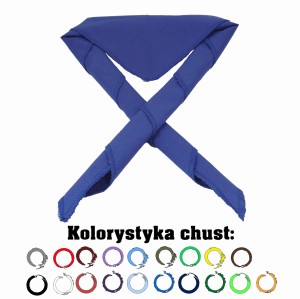 Chusta harcerska bawełniana overlock (niepodwijana) - różne kolory