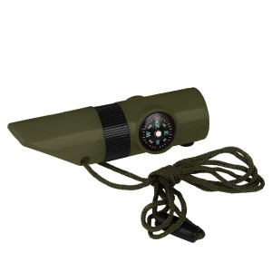 GWIZDEK SURVIVALOWY 6 W 1 zielony